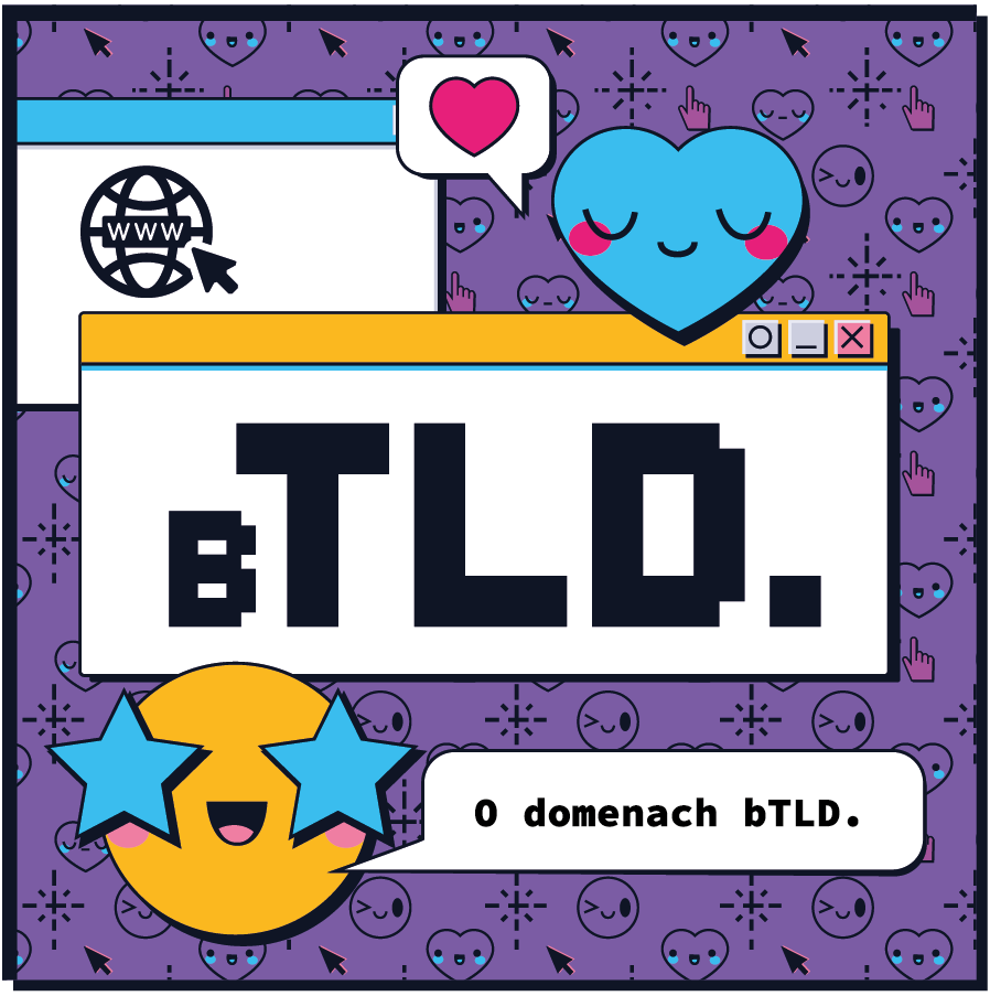 Promotional image about bTLD.